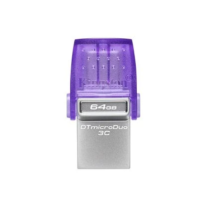 KINGSTON 64GB MICRO DUO 200MB/s dual USB-A+USB-C DTDUO3CG3/64GB