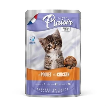 Plaisir Tavuklu Yavru Kedi Konservesi 100 gr
