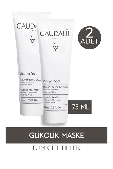 Caudalie Vinoperfect Glycolıc Peel Mask Leke Karşıtı Glikolik Maske 75 ml 2 Adet