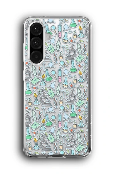 Samsung Galaxy A56 Uyumlu Baskılı Şeffaf Kılıf Kapak "Biyoloji Bilim"