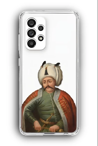 Samsung Galaxy A72 Uyumlu Baskılı Şeffaf Kılıf Kapak "Yavuz Sultan Selim Mısır Fatihi"