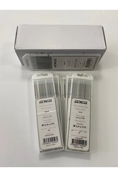 kitWeld Tungsten Elektrot Beyaz 2.40x175 - 10 Adet - Resim 2