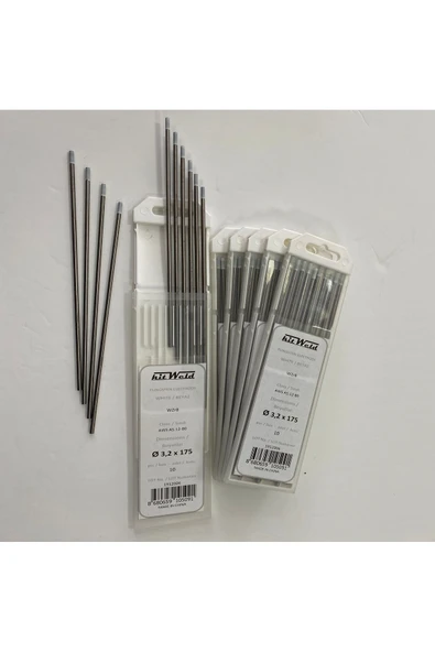 kitWeld Tungsten Elektrot Beyaz 3.20x175 - 10 Adet - Resim 3