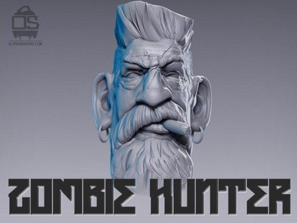 Zombi Avcısı Kafası Plastik Aparat - 1