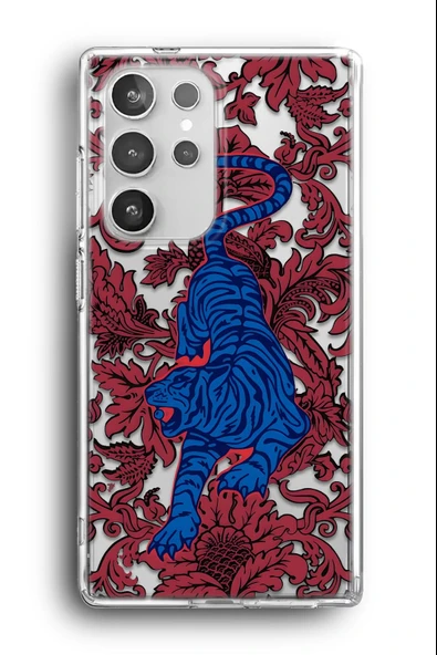Samsung Galaxy S23 Ultra Uyumlu Baskılı Şeffaf Kılıf Kapak "Art Kaplan"