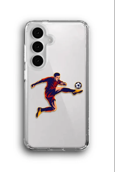 Samsung Galaxy S25 Uyumlu Baskılı Şeffaf Kılıf Kapak "Çalım Manyağı"
