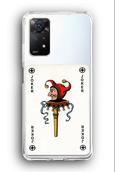 Xiaomi Redmi Note 11 Pro Uyumlu Baskılı Şeffaf Kılıf Kapak "Joker2"