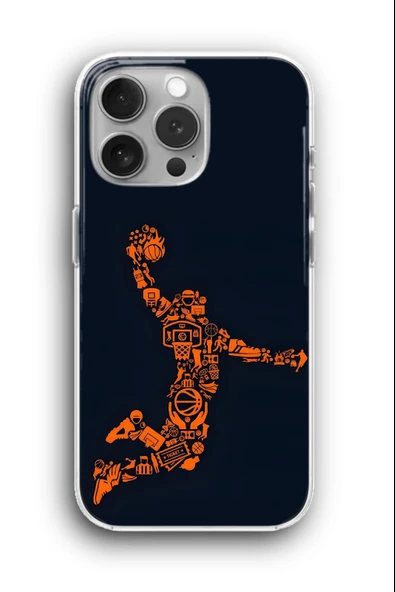 iPhone 11 Pro Uyumlu Baskılı Şeffaf Kılıf Kapak "Smaç Adam"