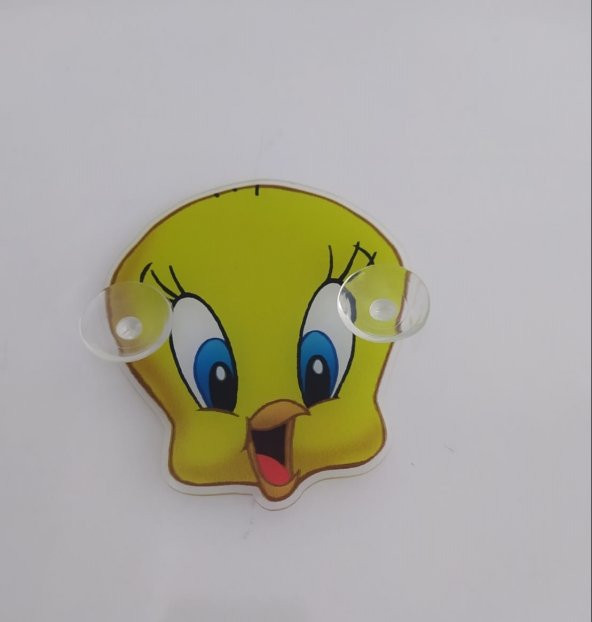 Tweety Vantuzlu Pleksi Cam Süsü Küçük - 1