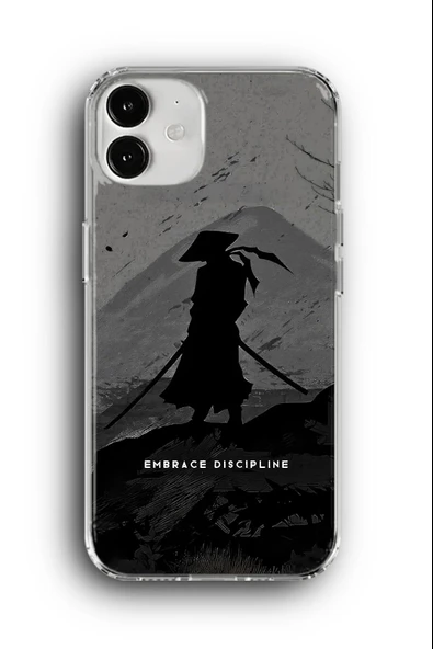 iPhone 11 Uyumlu Baskılı Şeffaf Kılıf Kapak "Katana Samuray Japon Savaşçı"
