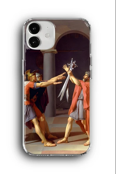 iPhone 12 Mini Uyumlu Baskılı Şeffaf Kılıf Kapak "Et Tu Brute!"