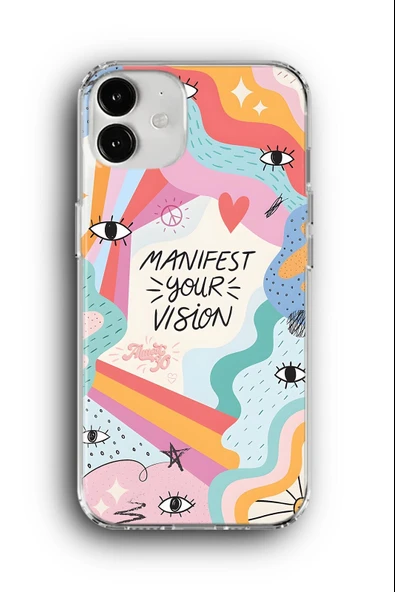 iPhone 12 Mini Uyumlu Baskılı Şeffaf Kılıf Kapak "Destiny Manifest"