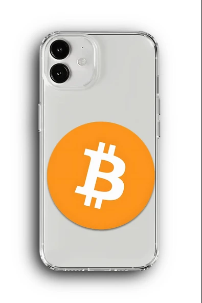 iPhone 12 Mini Uyumlu Baskılı Şeffaf Kılıf Kapak "Bitcoin"