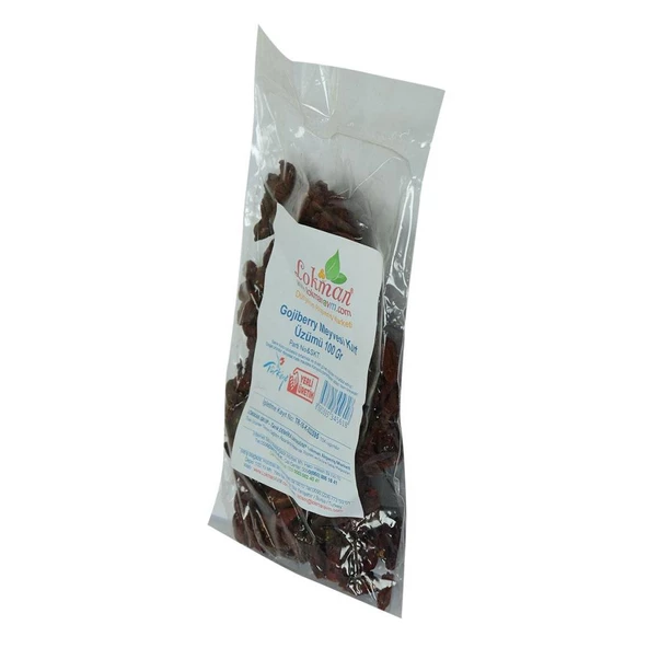 Doğal Gojiberry Kurusu Saf Kurutulmuş Kurt Üzümü Goji Bery 100GR - 4