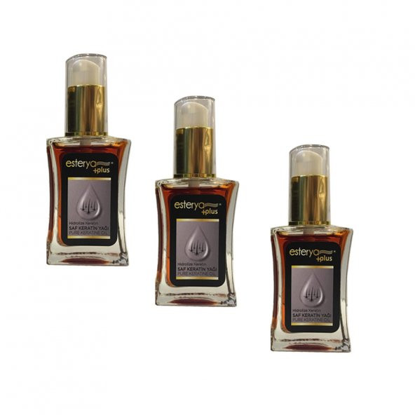 Hidrolize Saf Keratin Yağı Pure Keratin Oil 30 ml 3lü - 2