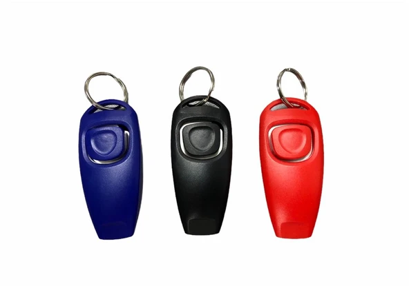 Köpek Eğitimi için Düdüklü Clicker 6 cm. Kırmızı - 2