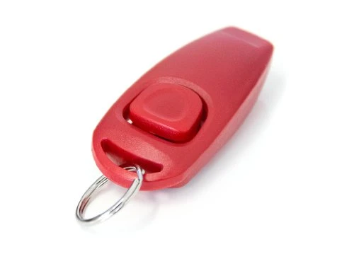 Köpek Eğitimi için Düdüklü Clicker 6 cm. Kırmızı - 3