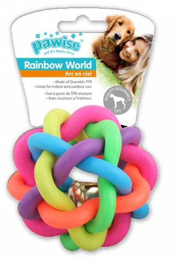 Pawise Rainbow World Örgü Top Ø 10,5 cm