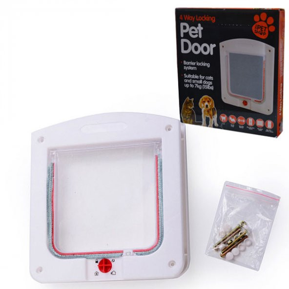 Pet Door 4 Yollu Kedi Kapısı (22x20x3cm)