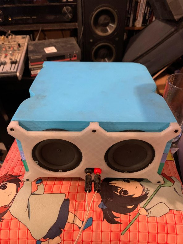 Hexibox Çift Tang Band W3-1876S Subwoofer Muhafaza Plastik Aparat - 4