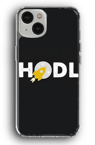 iPhone 14 Plus Uyumlu Baskılı Şeffaf Kılıf Kapak "Hodl Trader"