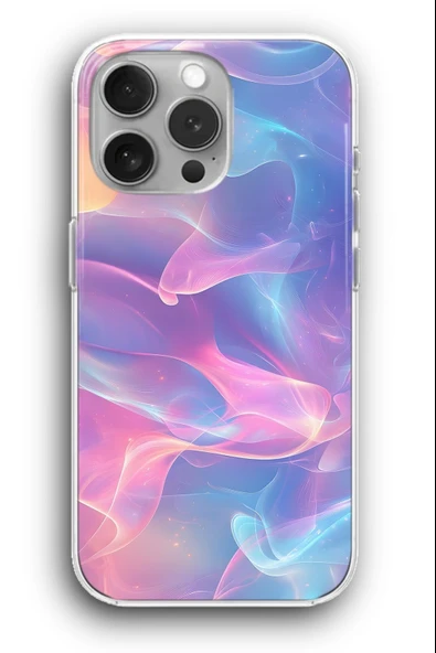 iPhone 16 Pro Max Uyumlu Baskılı Şeffaf Kılıf Kapak "Peri Tozu Dust"