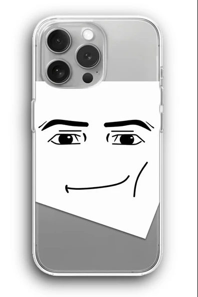 iPhone 16 Pro Max Uyumlu Baskılı Şeffaf Kılıf Kapak "Chill Adam Rahat"