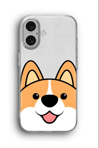 iPhone 16 Uyumlu Baskılı Şeffaf Kılıf Kapak "Çin Köpeği Cins"