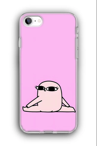 iPhone SE (2020,2022) Uyumlu Baskılı Şeffaf Kılıf Kapak "Ayol"