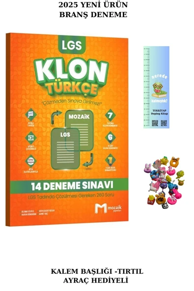 Mozaik 8. Sınıf Klon TÜRKÇE Branş Deneme (TIRTIL A.+MİNİ D. )2025