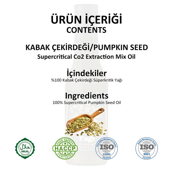 Kabak Çekirdeği Süperkritik 250 ml - 2