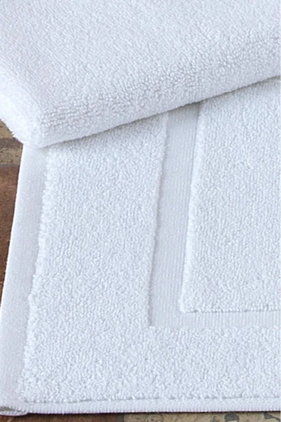 Varol 4 Adet Odelia Serisi Ayak Havlu 50x70 250gr Beyaz - 3