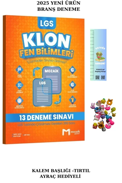 Mozaik 8. Sınıf Klon FEN BİLİMLERİ Branş Denemesi (TIRTIL A.+MİNİ D. )2025