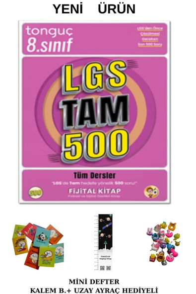 Tonguç Lgs Tam 500 Soru Bankası Yeni Ürün (UZAY A+MİNİ D.+KALEM B.)2025 - 3