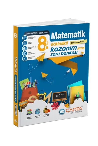 ÇANTA 8. SINIF MATEMATİK ETKİNLİKLİ KAZANIM SORU BANKASI