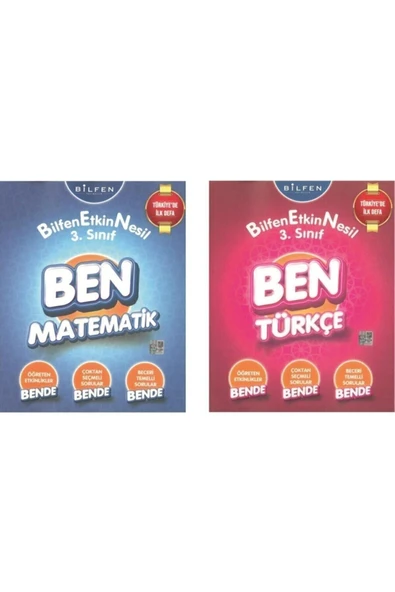 Bilfen Bilimleri 3.sınıf Ben Serisi Matematik-türkçe Set
