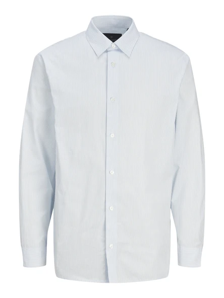 JACK JONES Erkek Rahat Kesim Çizgi Detaylı Gömlek 12260628