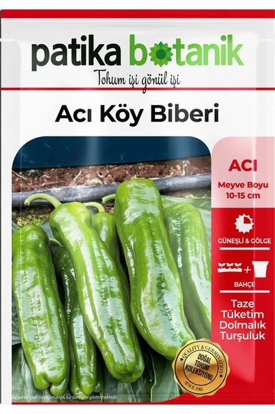 100 Adet Acı Köy Biberi Tohumu - Resim 2
