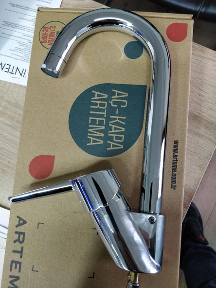 Artema Marin S A42458 Döner Borulu Lavabo Bataryası, Krom - 2