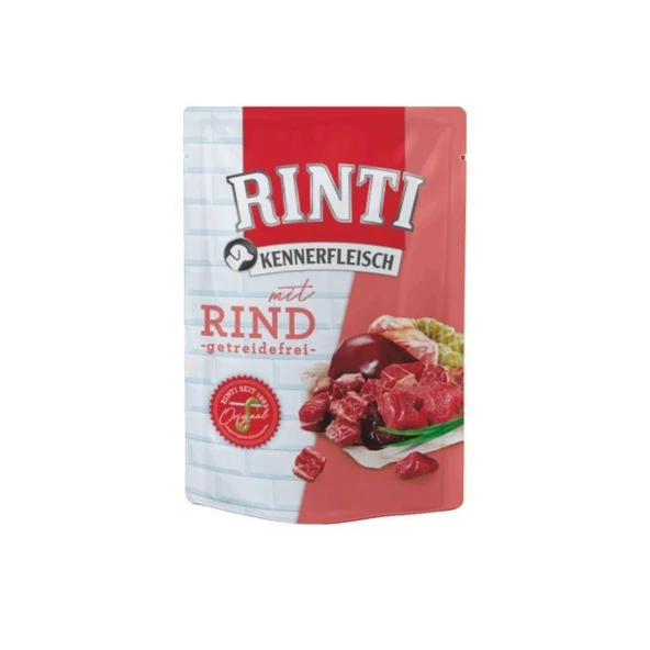 RINTI Pouch Dana Etli Köpek Konservesi 400 gr ürün görseli 1