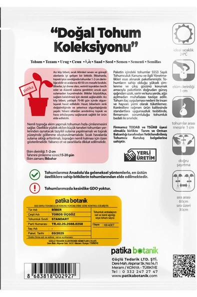 100 Adet Acı Köy Biberi Tohumu - Resim 3