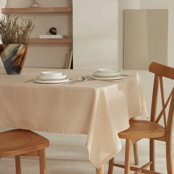 Karaca Home Pebble Masa Örtüsü Ekru - Resim 2