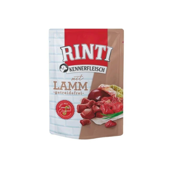 RINTI Pouch Kuzulu Yetişkin Köpek Konservesi 400 gr ürün görseli 1