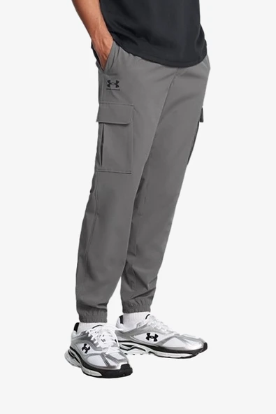Under Armour Vibe Woven Cargo Erkek Gri Eşofman Altı 1386558-025
