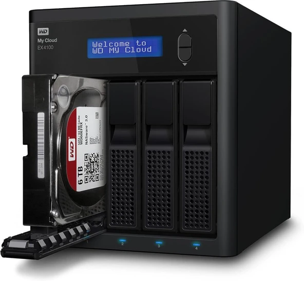 WD My Cloud Expert Ex4100 Taşınabilir Disk, 8 TB, HDD