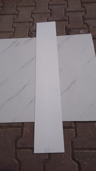 Renkli Duvarlar Colored Floor Beyaz Yapışkanlı PVC Yer Döşeme Parkesi Lvt Ofis Mutfak Salon Otel Kaplama Parkesi - 4