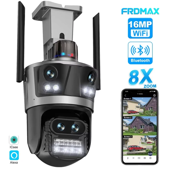CMR57 1080P 4K Full Hd Akıllı Ev Entegrasyonuna Sahip Dış Mekan Uyumlu Su Geçirmez (IP67IP68) Kamera
