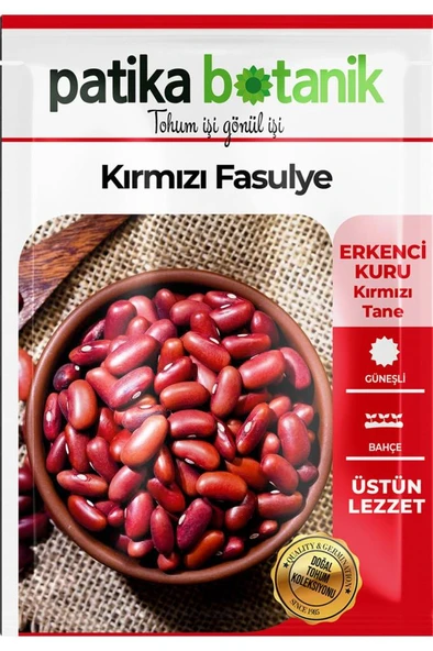 50 Adet Kırmızı Fasulye Tohumu - Resim 2