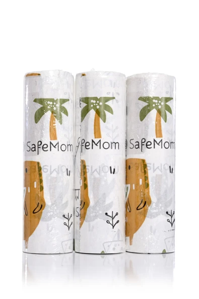 SAFEMOM Bebek Çocuk Tek Kullanımlık Kağıt Aktivite Örtüsü - Mama Sandalyesi Örtüsü - Dinazorlar - 2