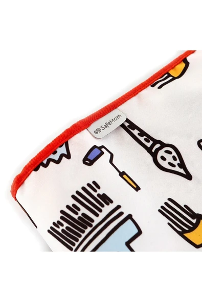 SAFEMOM Çocuk Aktivite Örtüsü | Boyama, Piknik Ve Mama Sandalyesi Örtüsü | 140x140 Cm - 6